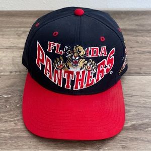 Vintage 1990s Florida Panthers NHL Snapback Hat The G Cap